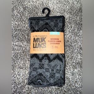 Muk luks women’s fleece lined winter leggings NWT